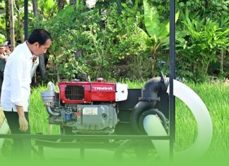 Antisipasi Kekeringan Panjang, Presiden Jokowi Tinjau Pompanisasi di Kabupaten Semarang