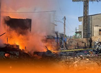 Polsek Grogol Periksa Saksi-Saksi Kebakaran di Jalan Semeru Raya kebakaran di jalan semeru raya