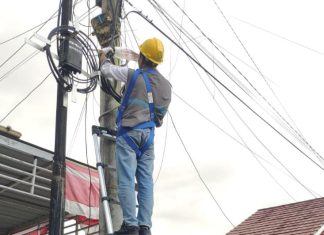 PLN Icon Plus Lakukan Pendataan, Penataan dan Perapihan Kabel di Kendari