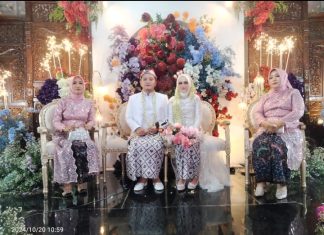 Di Kab. Sumenep, Acara Pernikahan Bersamaan Dengan Pelantikan Presiden RI ke Delapan, Beginilah Respon Masyarakat Gapura