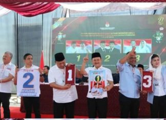3 Paslon Bupati Pinrang Komitmen Dukung Pilkada Damai 2024