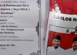Viral di Medsos, Kampanya Paslon No. 02 dilaporkan ke Media, Pelaksana angkat bicara