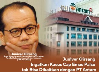 Juniver Girsang Ingatkan Kasus Cap Emas Palsu tak Bisa Dikaitkan dengan PT Antam