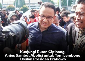 Presiden Prabowo Usulkan Abolisi, Tom Lembong Segera Bebas? Ini Kata Anies Baswedan Anies Baswedan kunjungi Tom Lembong di Rutan Cipinang setelah kabar abolisi